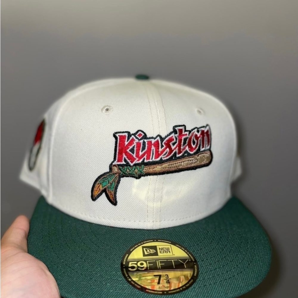 Myfitteds Kingston indians Krispy Kreme inspired size 7 3/4 brand new sold out
